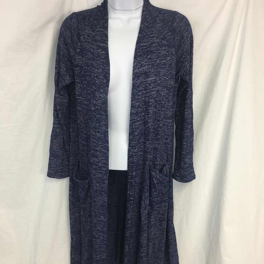 Lularoe Dusty Blue Long Cardigan